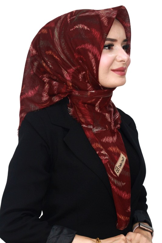 Pamuk Flamlı Eşarp 1059-15