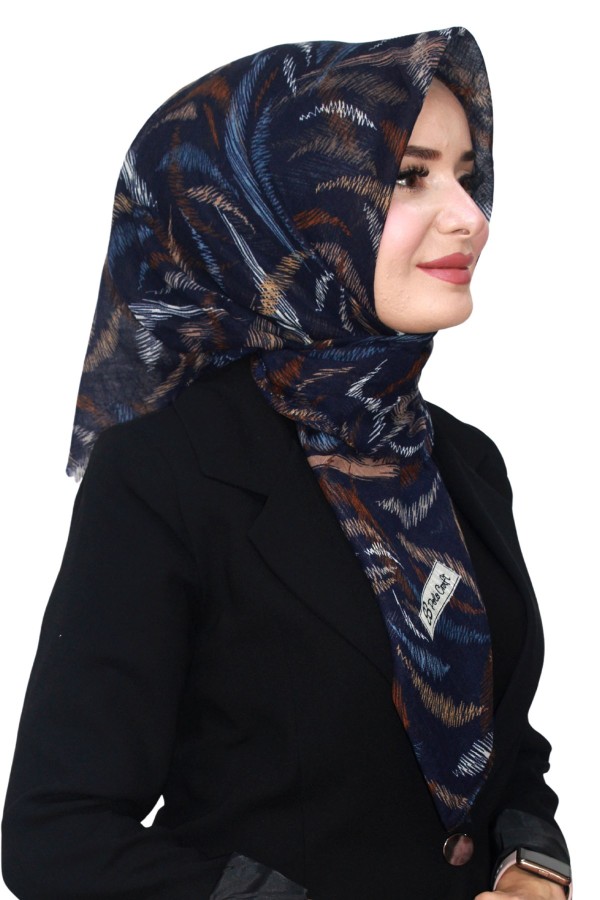 Pamuk Flamlı Eşarp 1059-2