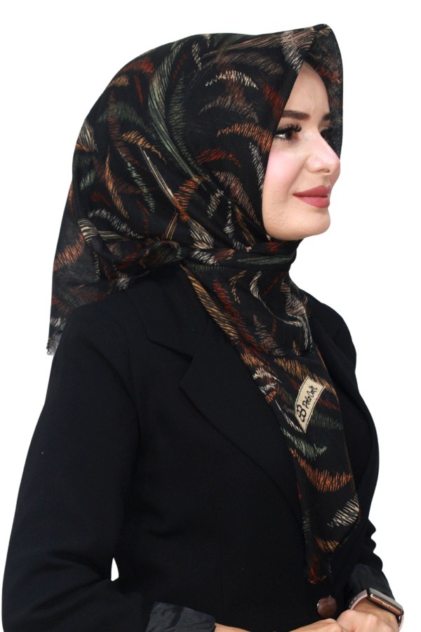 Pamuk Flamlı Eşarp 1059-3