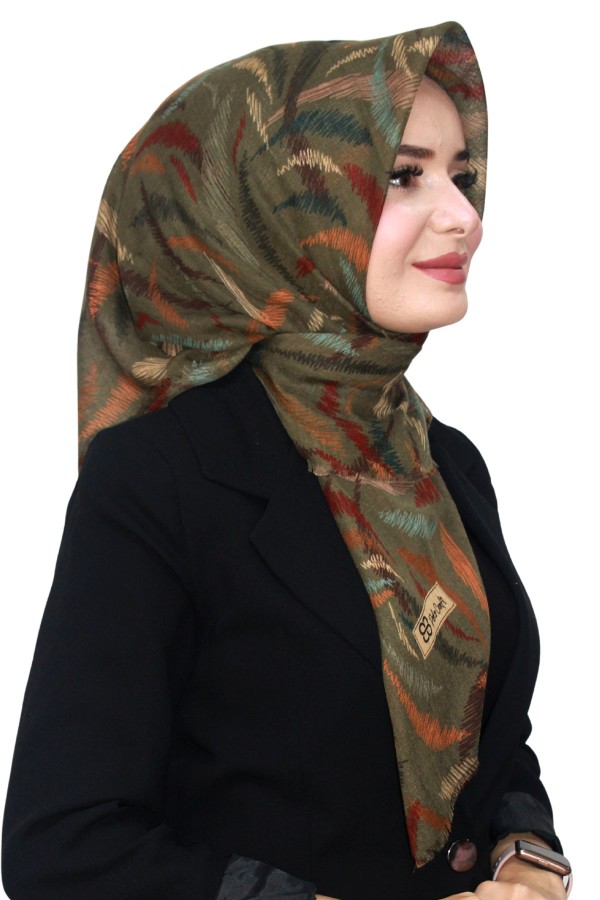 Pamuk Flamlı Eşarp 1059-4