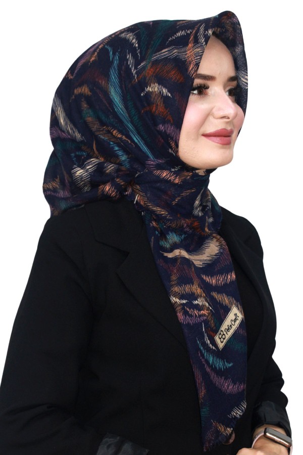 Pamuk Flamlı Eşarp 1059-5