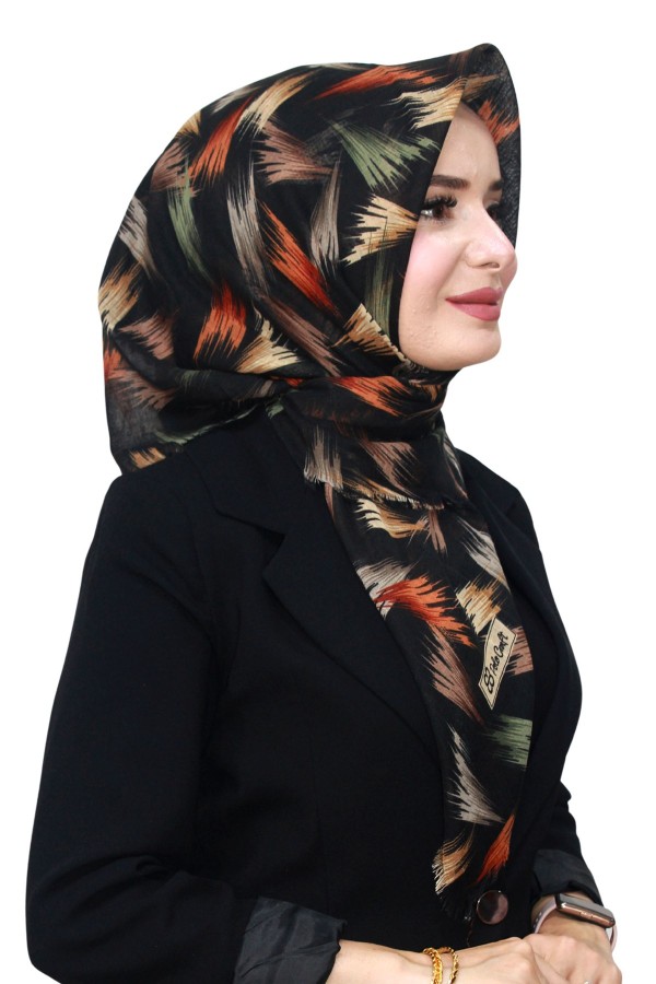 Pamuk Flamlı Eşarp 1060-16