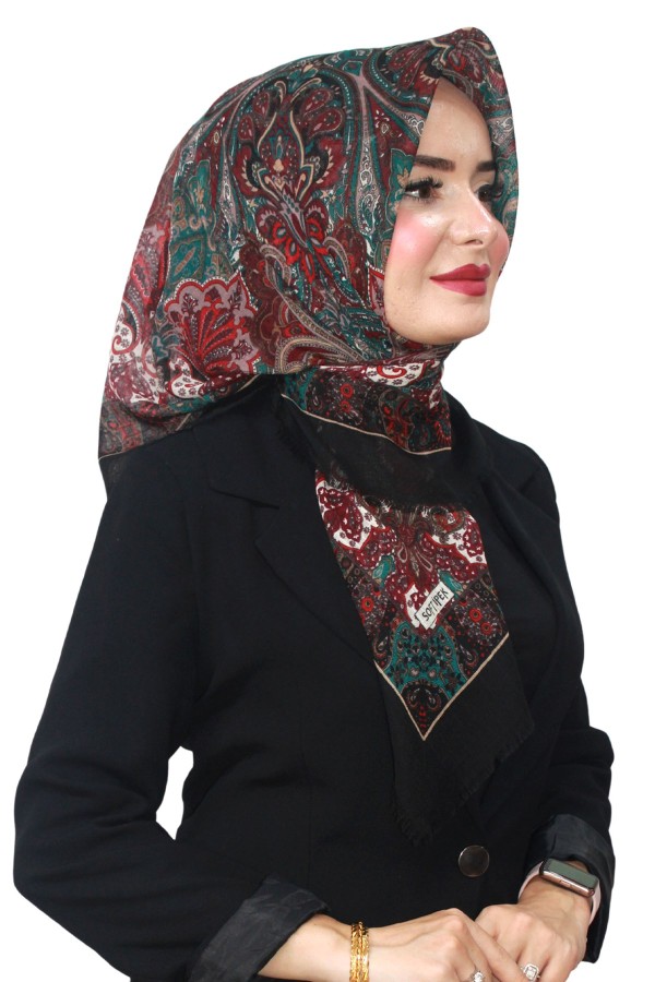 Pamuk Flamlı Eşarp 1061-14