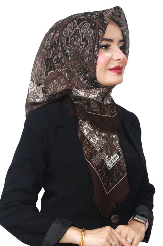 Pamuk Flamlı Eşarp 1061-15