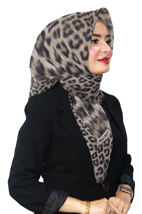 Pamuk Flamlı Eşarp 1062-1