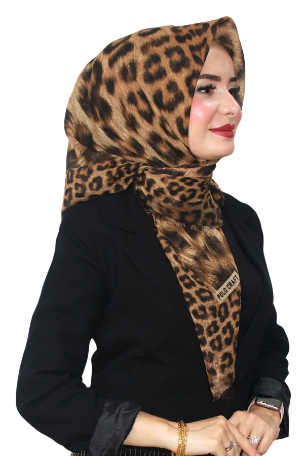 Pamuk Flamlı Eşarp 1062-4
