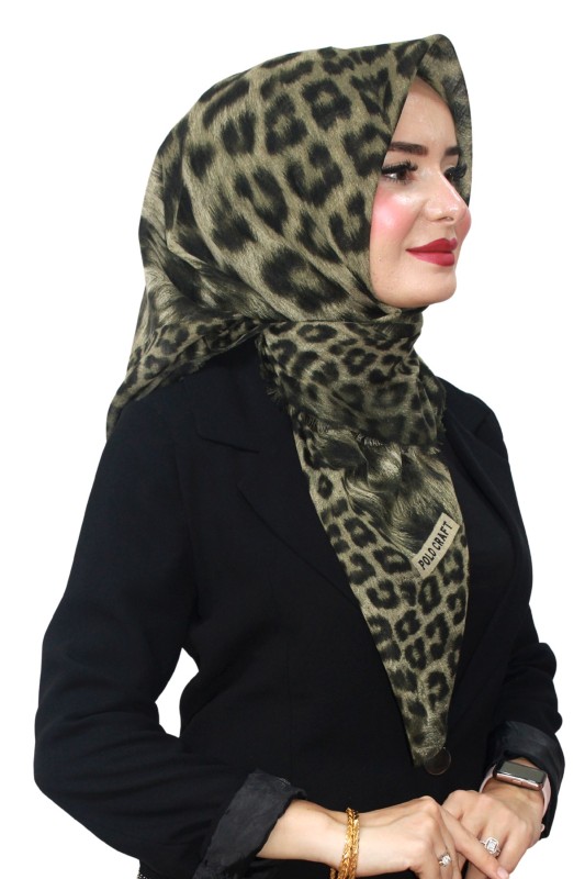 Pamuk Flamlı Eşarp 1062-5