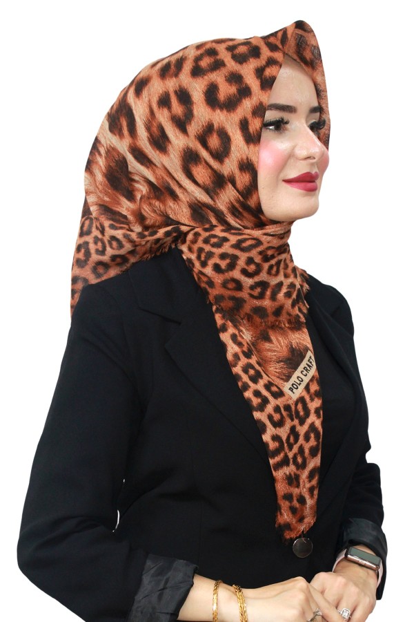 Pamuk Flamlı Eşarp 1062-7