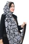 Desenli Medine İpeği Şal 5005-3
