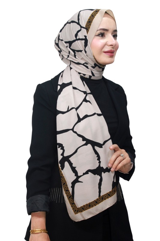Desenli Medine İpeği Şal 5005-5