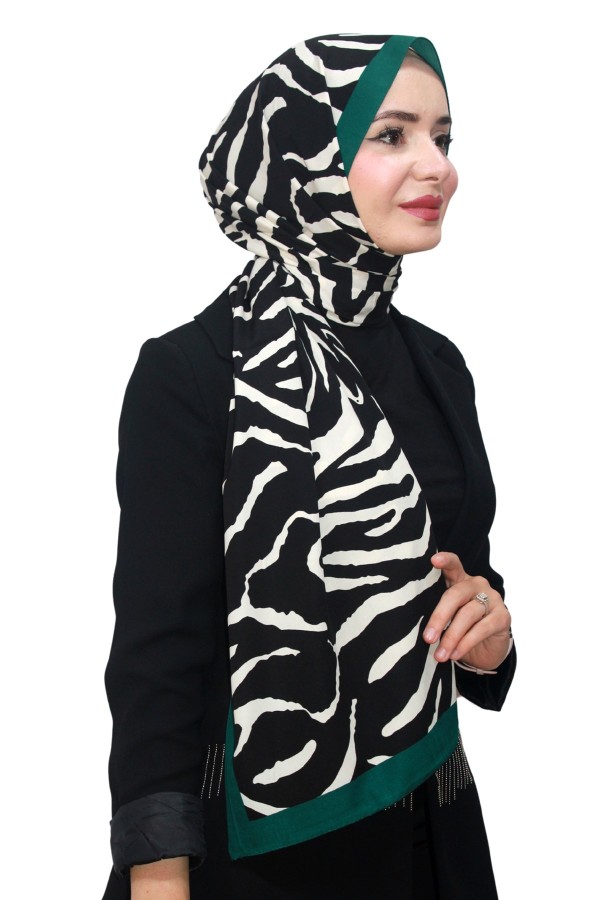 Desenli Medine İpeği Şal 5006-7