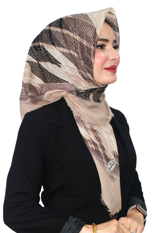 Pamuk Flamlı Eşarp 1063-1