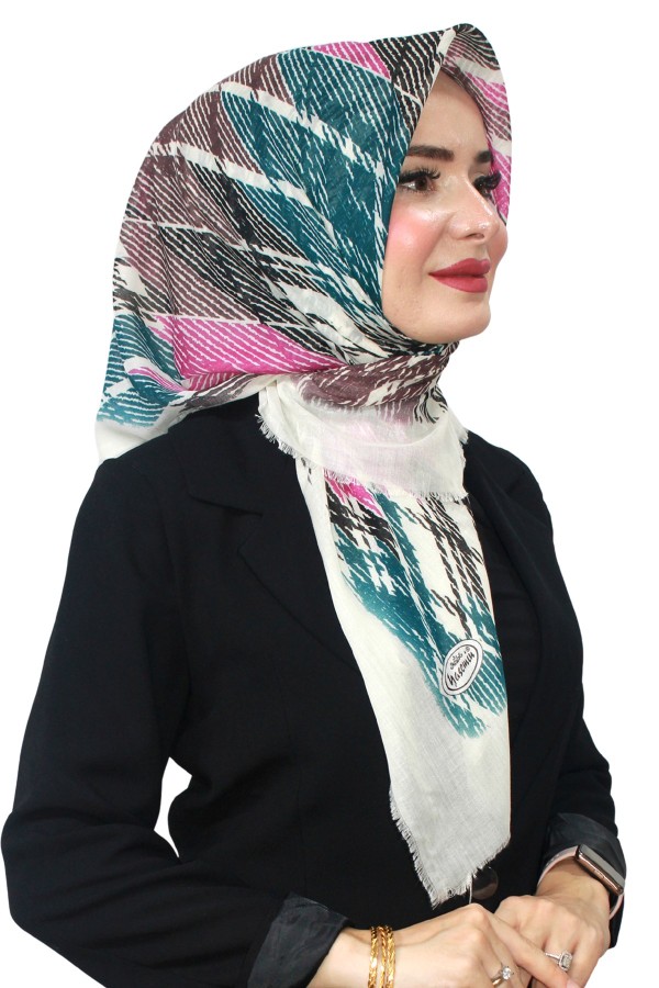 Pamuk Flamlı Eşarp 1063-11