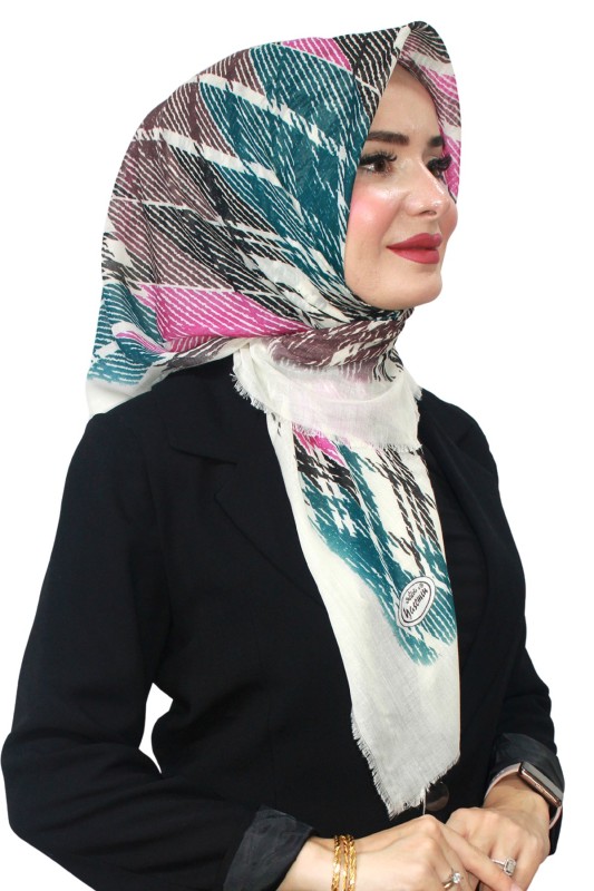 Pamuk Flamlı Eşarp 1063-11