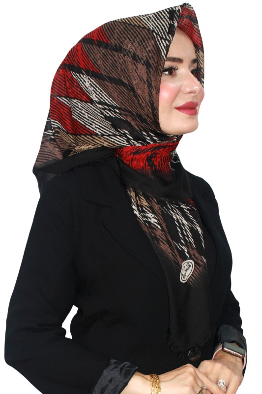 Pamuk Flamlı Eşarp 1063-13