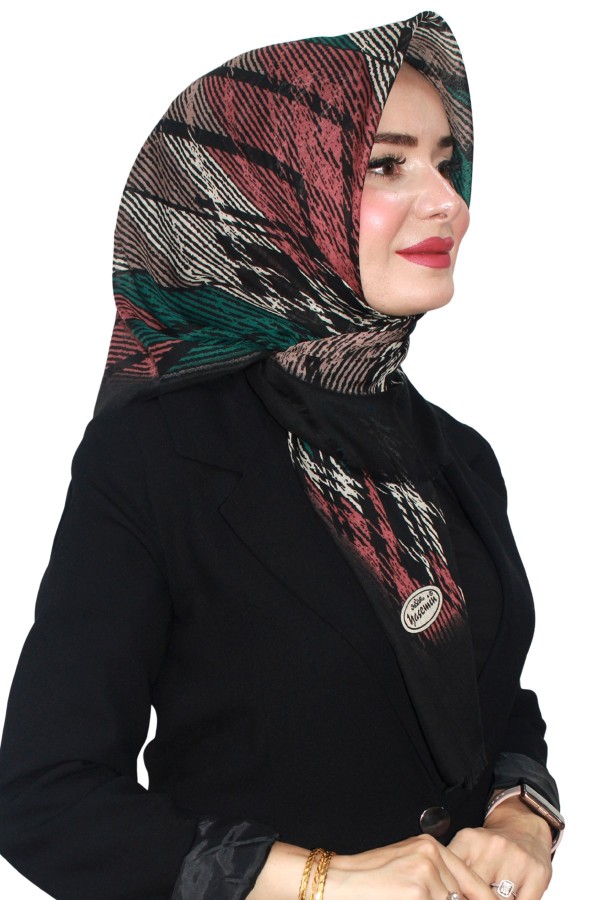 Pamuk Flamlı Eşarp 1063-15