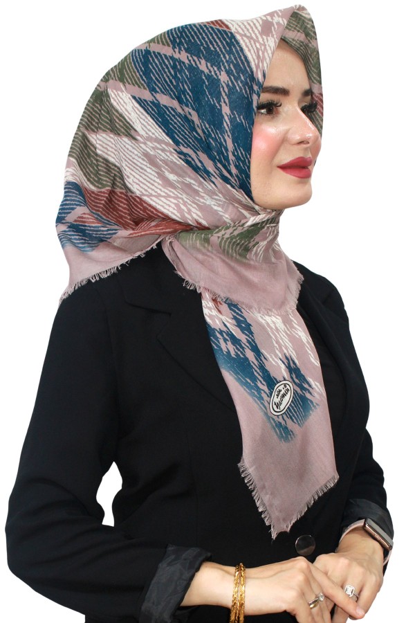 Pamuk Flamlı Eşarp 1063-18