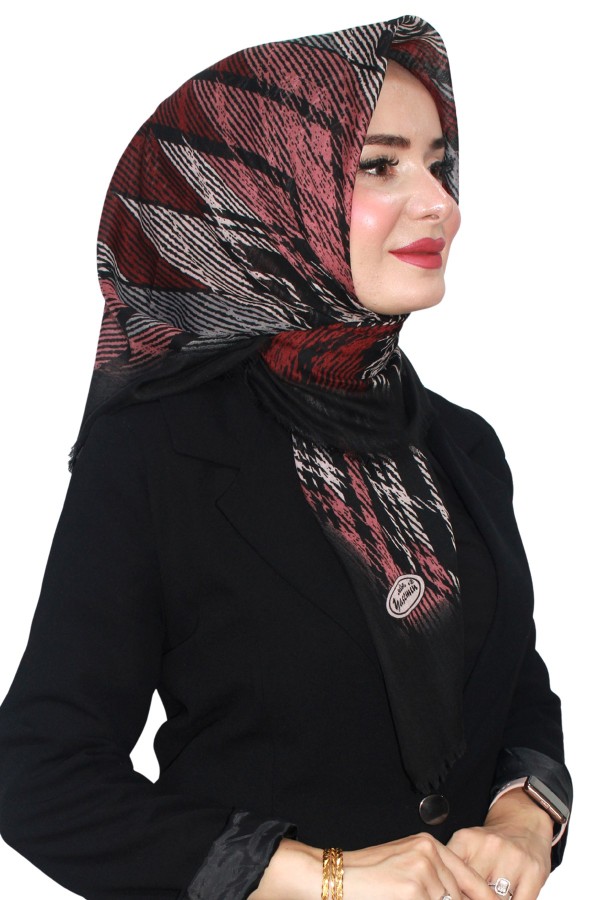 Pamuk Flamlı Eşarp 1063-19