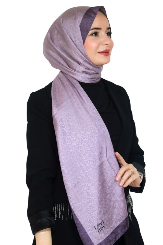 Levidor Jakarlı Monogram Şal 5023-21
