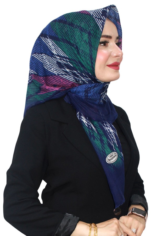 Pamuk Flamlı Eşarp 1063-6