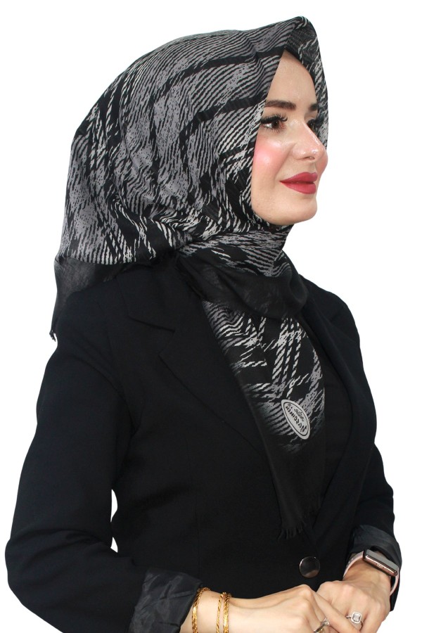 Pamuk Flamlı Eşarp 1063-8