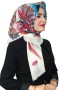 Pamuk Flamlı Eşarp 1064-1