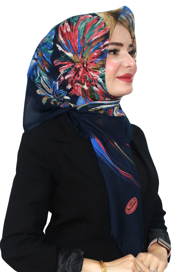 Pamuk Flamlı Eşarp 1064-10