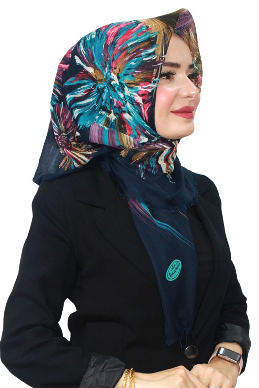 Pamuk Flamlı Eşarp 1064-12