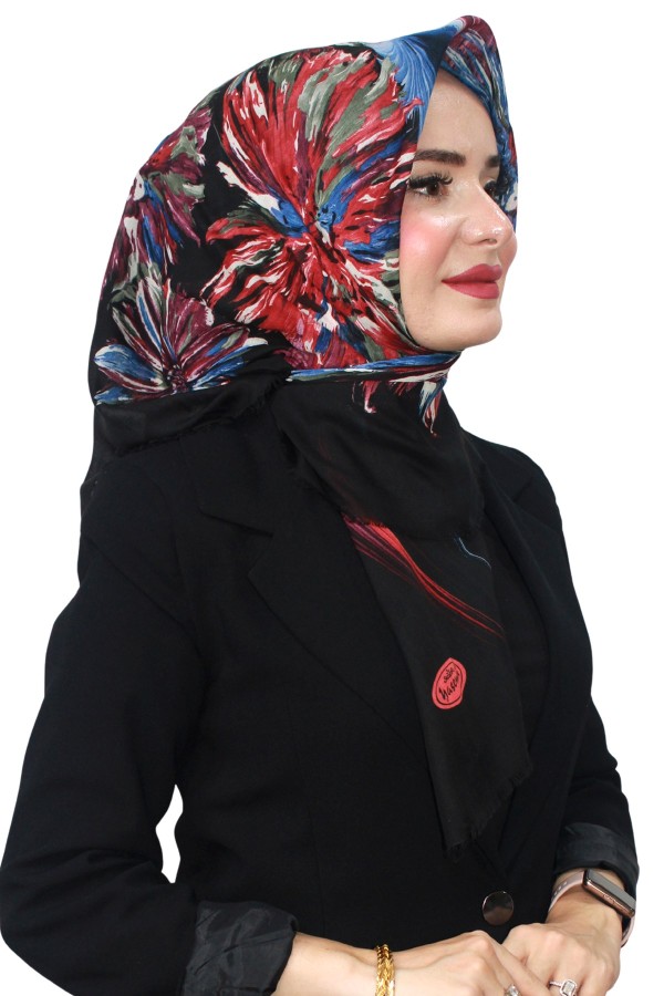 Pamuk Flamlı Eşarp 1064-14