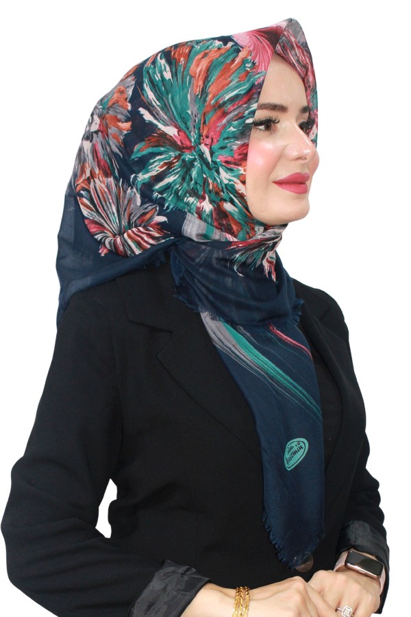 Pamuk Flamlı Eşarp 1064-23