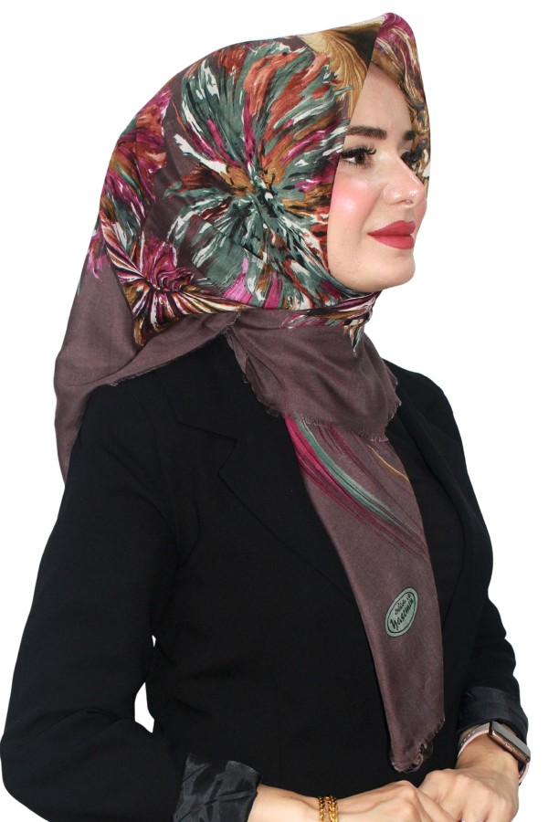 Pamuk Flamlı Eşarp 1064-6