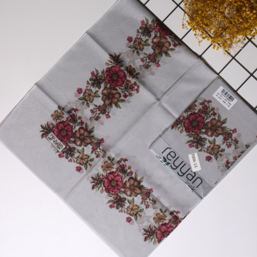 Reyyan İpek 90 Cm Oyalık Yazma 7006-13