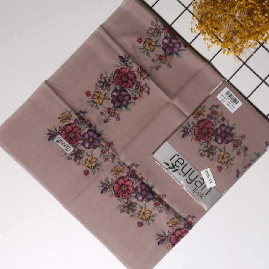 Reyyan İpek 90 Cm Oyalık Yazma 7006-14
