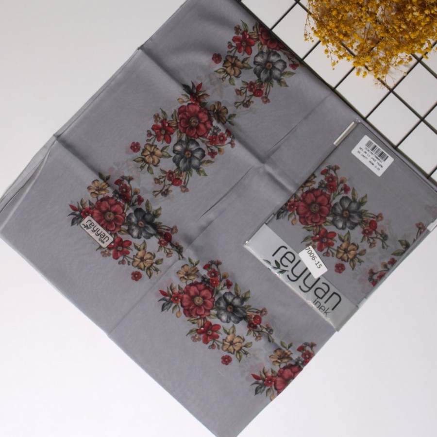 Reyyan İpek 90 Cm Oyalık Yazma 7006-15