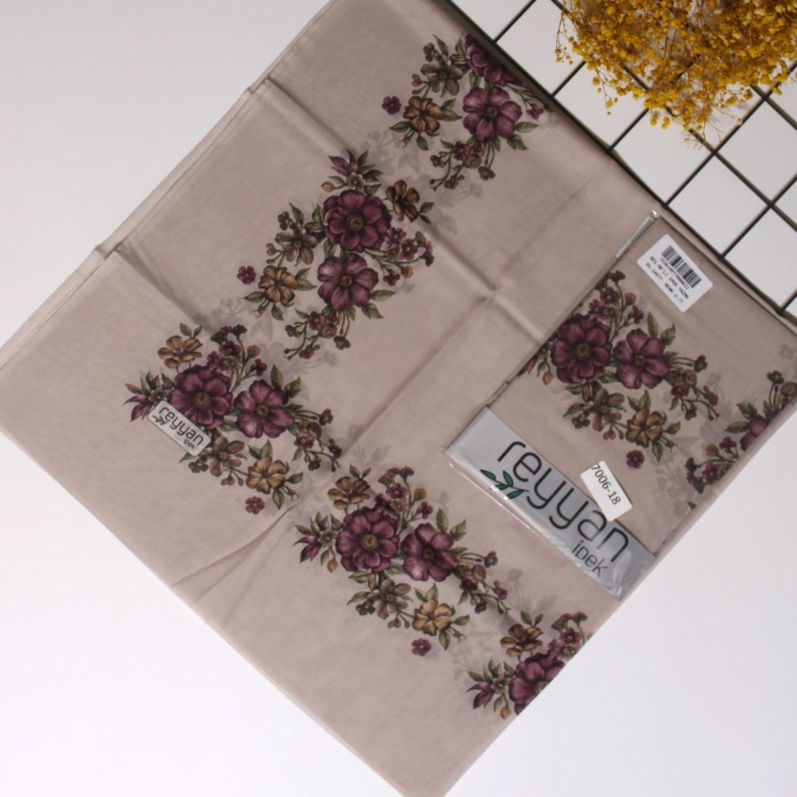 Reyyan İpek 90 Cm Oyalık Yazma 7006-18