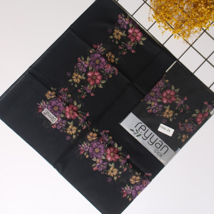 Reyyan İpek 90 Cm Oyalık Yazma 7006-26