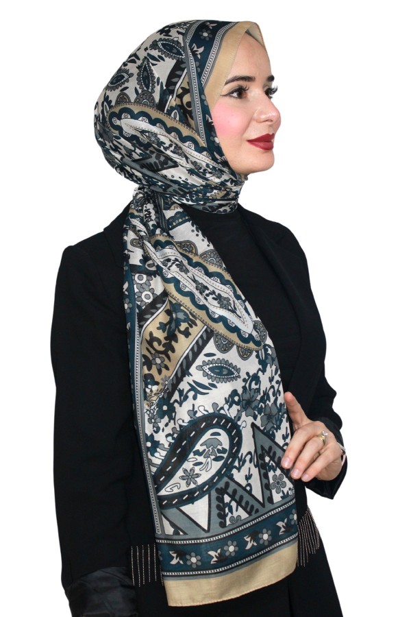 Organik Pamuk Soft Şal 5047-15