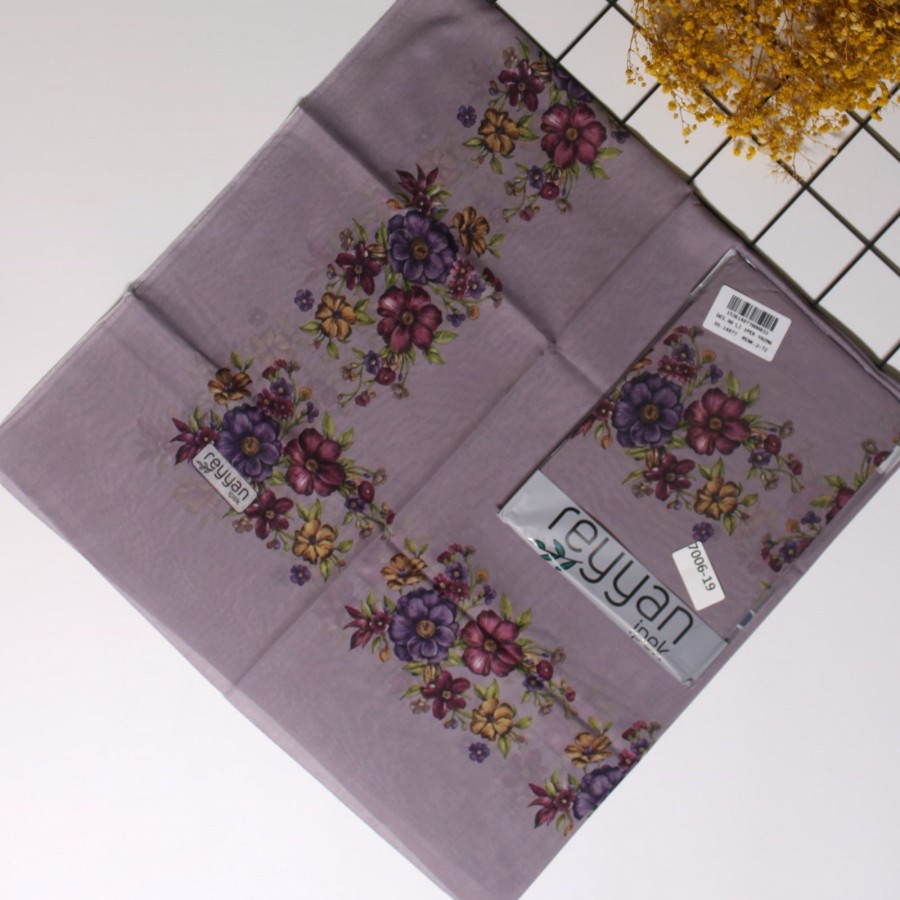 Reyyan İpek 90 Cm Oyalık Yazma 7006-19
