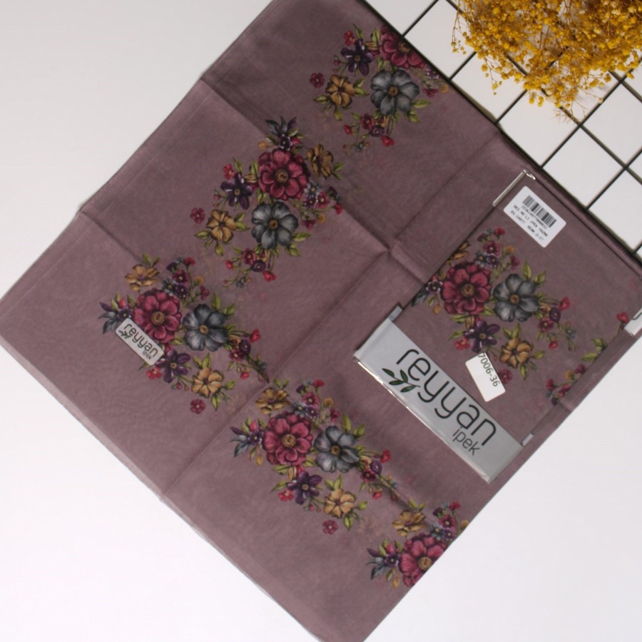 Reyyan İpek 90 Cm Oyalık Yazma 7006-36