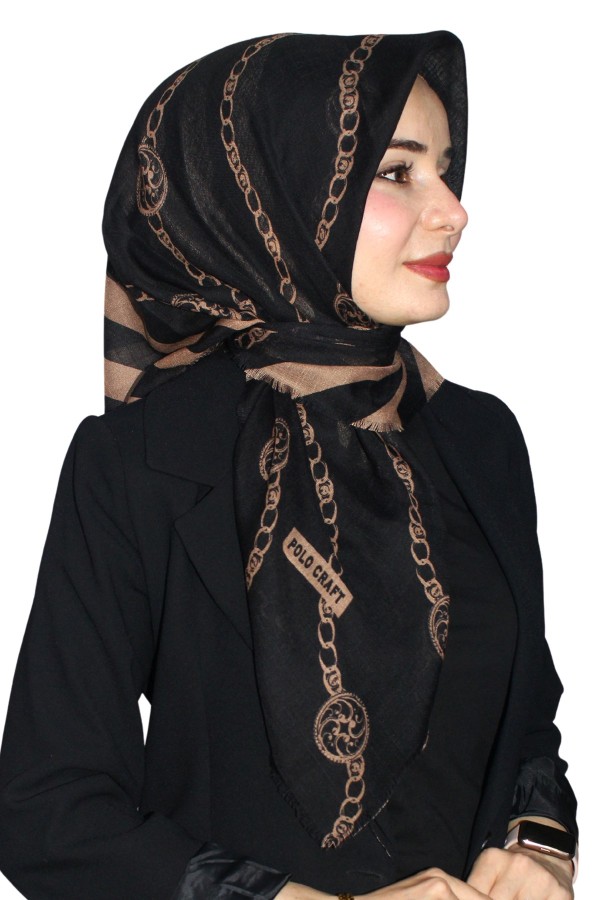 Pamuk Flamlı Eşarp 1065-16