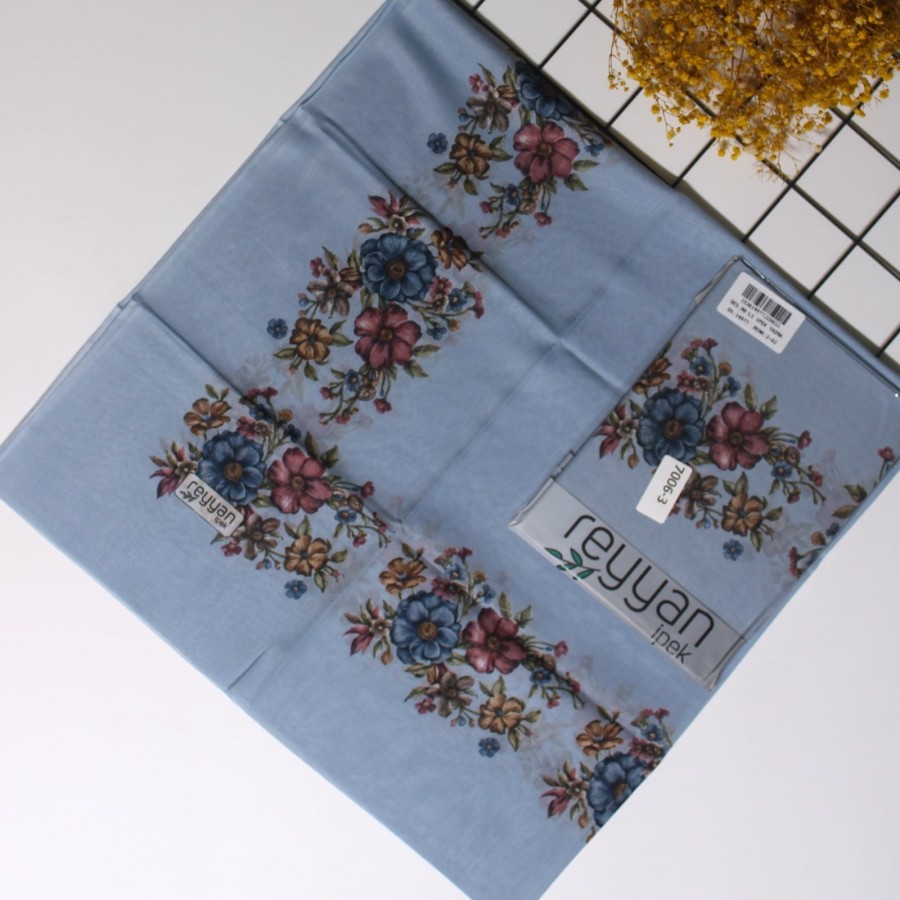 Reyyan İpek 90 Cm Oyalık Yazma 7006-3