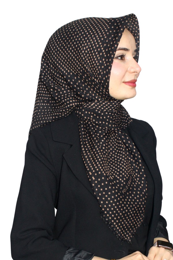 Pamuk Flamlı Eşarp 1065-3