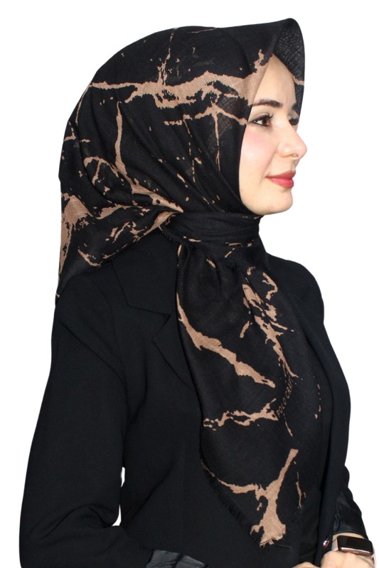 Pamuk Flamlı Eşarp 1065-5
