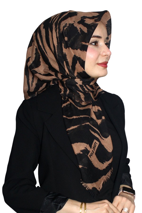 Pamuk Flamlı Eşarp 1065-6