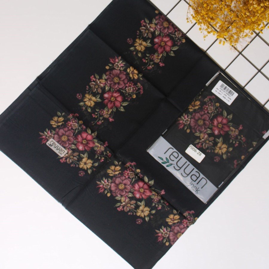 Reyyan İpek 90 Cm Oyalık Yazma 7006-28