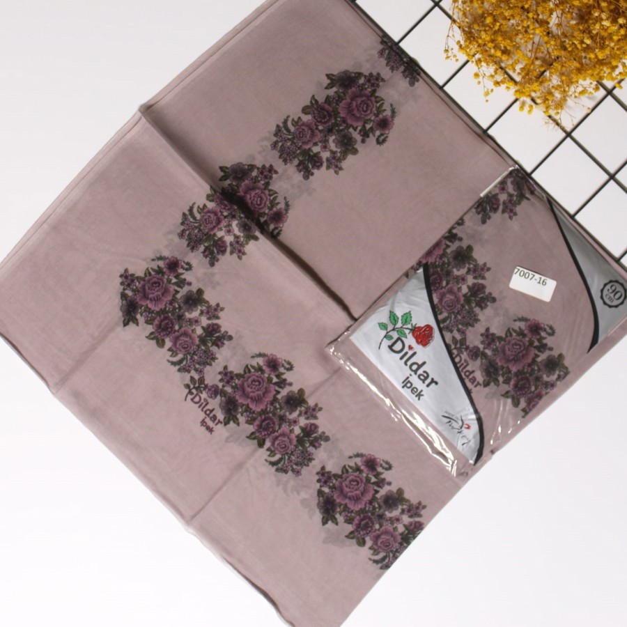 Dildar İpek 90 Cm Oyalık Yazma 7007-16