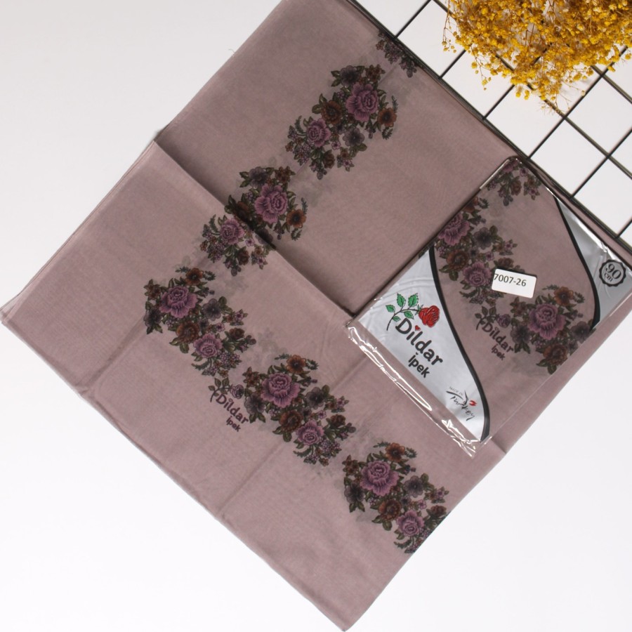 Dildar İpek 90 Cm Oyalık Yazma 7007-26