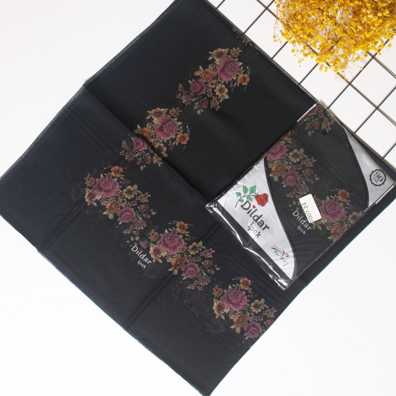 Dildar İpek 90 Cm Oyalık Yazma 7007-24