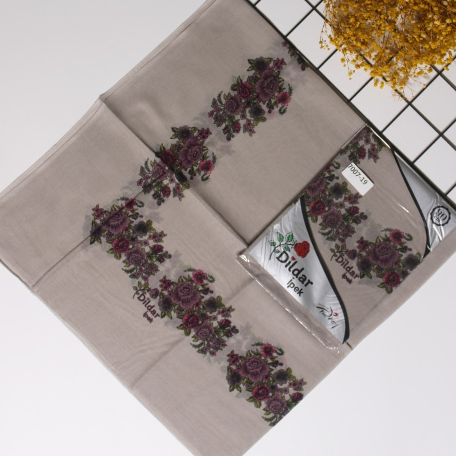 Dildar İpek 90 Cm Oyalık Yazma 7007-19