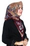 Pamuk Keten Flamlı Eşarp 1048-8